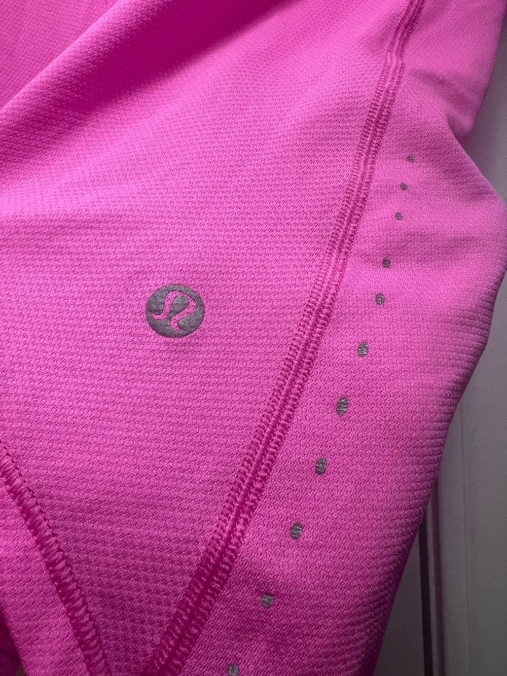 Lululemon Pink Athletic Tee - Picture 3 of 4